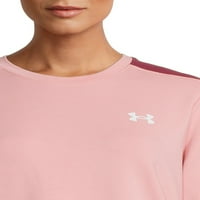 Under Armour női rivális Terry Colorblock Crewneck pulóver