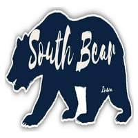 South Bear Iowa Szuvenír Vinyl Matrica Matrica Medve Design