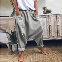 Azrian A Divat Női Alkalmi zsebek szilárd Csipke Vintage nadrág Prime foglalkozik a nap csak ma