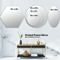 Designart 31.5 31.5 Modern, hagyományos fali tükör