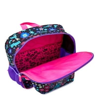 Disney Encanto Magic Family Girls 17 Laptop hátizsák 2 darabos készlet ebéd táska, lila rózsaszín