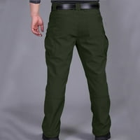 Jyeity Hot Fall Cool Men gomb cipzár alkalmi Multi-pocket sport nadrág vastag nadrág Emt nadrág hadsereg zöld Méret