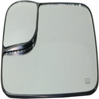 Tükör üveg kompatibilis a 2005-ös- Dodge Ram bal oldali vezető oldalán fűtött W Blind Spot Corner Kool-Vue