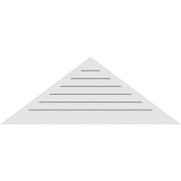 64 W 29-3 8 H háromszög felszíni PVC Gable Vent Pitch: Funkcionális, W 2 W 2 P BrickMould Sill keret