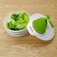 Támaszok 4QT saláta Fonó növényi szárító, zöld máz szín, súly:1,17 lb