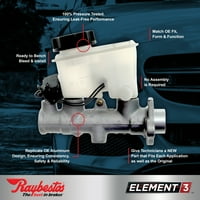 Raybestos elem Új Master Cylinder, MC Fits Select: Cadillac Commercial Chassis, Cadillac Deville