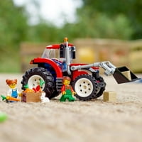 Városi nagy járművek Traktorépítő készlet 60287, Kreatív Farm játék traktorral és Farmer Mini figurákkal, úgy tesz,