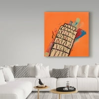 Védjegy képzőművészet' a Piza ferde tornya ' vászon művészet Brian Nash