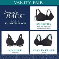 Vanity Fair női Csipke szépség hátsó simító melltartó, stílus 76382