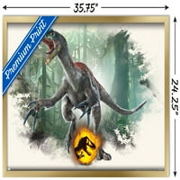 Jurassic World: Dominion-Therizinosaurus Fókuszfal Poszter, 22.375 34 Keretes