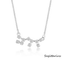 Női ékszerek csillagkép gyémánt nyaklánc medál kulcscsont lánc ajándék születésnapi ajándék a nők számára