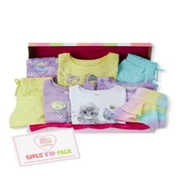 Gyerekek a Garanimals Girls Mi & Match Kid Gift Box, 8 darabos ruhakészlet, 4-18 méretű méretű
