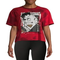 Juniors Betty Boop Drop váll grafikus póló