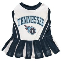 Háziállatok Első NFL Tennessee Titans pompomlány ruházat, Méretes kedvtelésből tartott ruha. Engedéllyel rendelkező