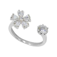 frehsky gyűrűk tiszta fehér réz bevonatú szelet gyűrű utánzat ezüst szerelem női gyűrű