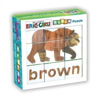 Mudpuppy-Eric Carle Barna Medve Puzzle Blokk