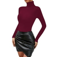 KaLI_store őszi pulóverek nőknek divatos női Sheer Sweetheart nyakú pulóver fogazott csíkokkal, M