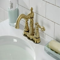Fauceture FSC1603ACL amerikai klasszikus. Centerset fürdőszoba csaptelep sárgaréz Pop-Up, csiszolt sárgaréz