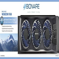 Bionaire BWF kompakt ablakventilátor kézi vezérlőkkel