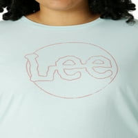 Lee női plusz méretű logó póló