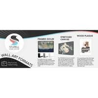 Stupell Industries Kék & Sárga Szerelem Wiffle Ball Sport Festmény Galéria Csomagolt Vászon Nyomtatás Wall Art