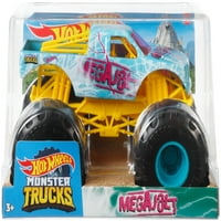 Hot Wheels Monster Trucks Meg-A-Jolt 1: Skála Öntött Játék Teherautó Játék Jármű