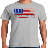 Graphic America július 4-én bajba jutott amerikai zászló férfi póló kollekció