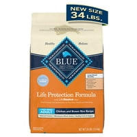 Blue Buffalo Life Protection Formula csirke és barna rizs nagy fajta száraz kutyaeledel felnőtt kutyák, teljes kiőrlésű,