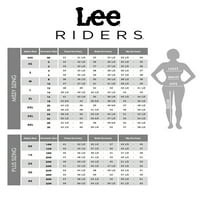 Lee Riders Women's Plus Size Shape Illusions gomb-elülső kockás ing