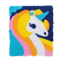 Kahootz y ' Art Unicorn kézműves készlet: színezzen egy remekművet fonallal
