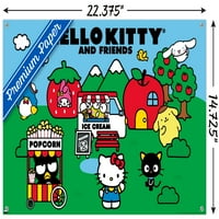 Hello Kitty és barátai-mező fal poszter Push csapok, 14.725 22.375