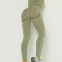 Magas kompressziós Leggings Női tiszta szín-emelő sport Fitness futás magas derék jóga nadrág jóga nadrág női molett