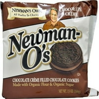 Newman saját Organics Newman O ' S cookie-k csokoládé krém uncia