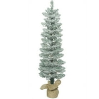 Vickerman 3 ' Matt Pole fenyő mesterséges karácsonyfa meleg fehér LED-es lámpákkal