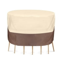 PyleHome PVCTBLCH-Armor Shield Patio asztal & szék szett fedél illik kerekasztal & Standard székek akár 54 Dia. 23