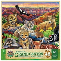 Remekművek Puzzle gyerekeknek - Grand Canyon Wildlife-12 x12