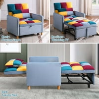 Aukfa kabrió alvó szék ágy, futon szék, állítható szög háttámlák - Patchwork