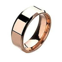 Frehsky gyűrűk divat egyszerű Unise szerelmeseinek rozsdamentes acél tükör ujj gyűrűk ékszerek ajándékok