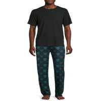 A Fekete Párda férfiak mintája grafikus társalgó nadrág, S-2X méretű