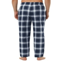 Egyedi árajánlatok férfi kockás pizsama nadrág húzószalagos alvó nadrág feneke
