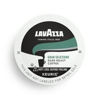 Lavazza Single Serve kávé K-Cup db Pod Keurig sörfőző, sötét sült, Gran Selezione, Gróf