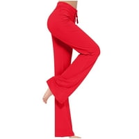 Zodggu Női laza magas derék széles láb nadrág edzés ki Leggings nyári divatos alkalmi nadrág jóga tornaterem nadrág