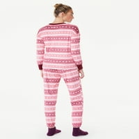 JoySpun női nyújtási velúr teteje és nadrág pizsama zokni, 3 darab, S méret S-tól 3x-ig