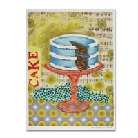 Védjegy Szépművészeti „Születésnapi torta” vászon művészete: Rachel Paxton