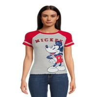 Női Mickey Grafikus rövid ujjú ragán póló