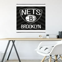 Brooklyn Nets - Logo Wall poszter push csapokkal, 22.375 34