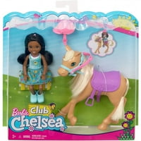 Barbie club Chelsea baba kis lóval & kiegészítők Baba játékkészlet, tartalmazza
