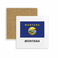 Amerikai Állami Zászló Kontúr Montana Alátét Kupa Mat Bögre Alátét Tartó Szigetelés Kő