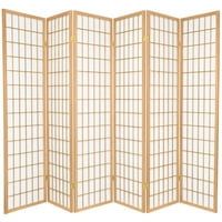 Ft. Magas ablak ablaktábla Shoji képernyő - Természetes - Panelek