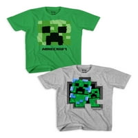 Minecraft rövid ujjú grafikus szokásos pólócsomag